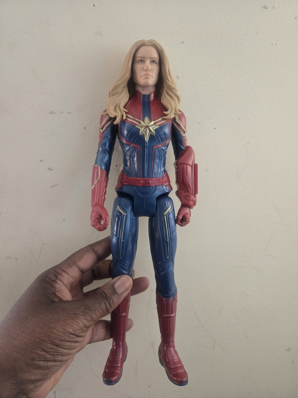 Marvel Captain Marvel Action Figure - Blue, Red, Gold